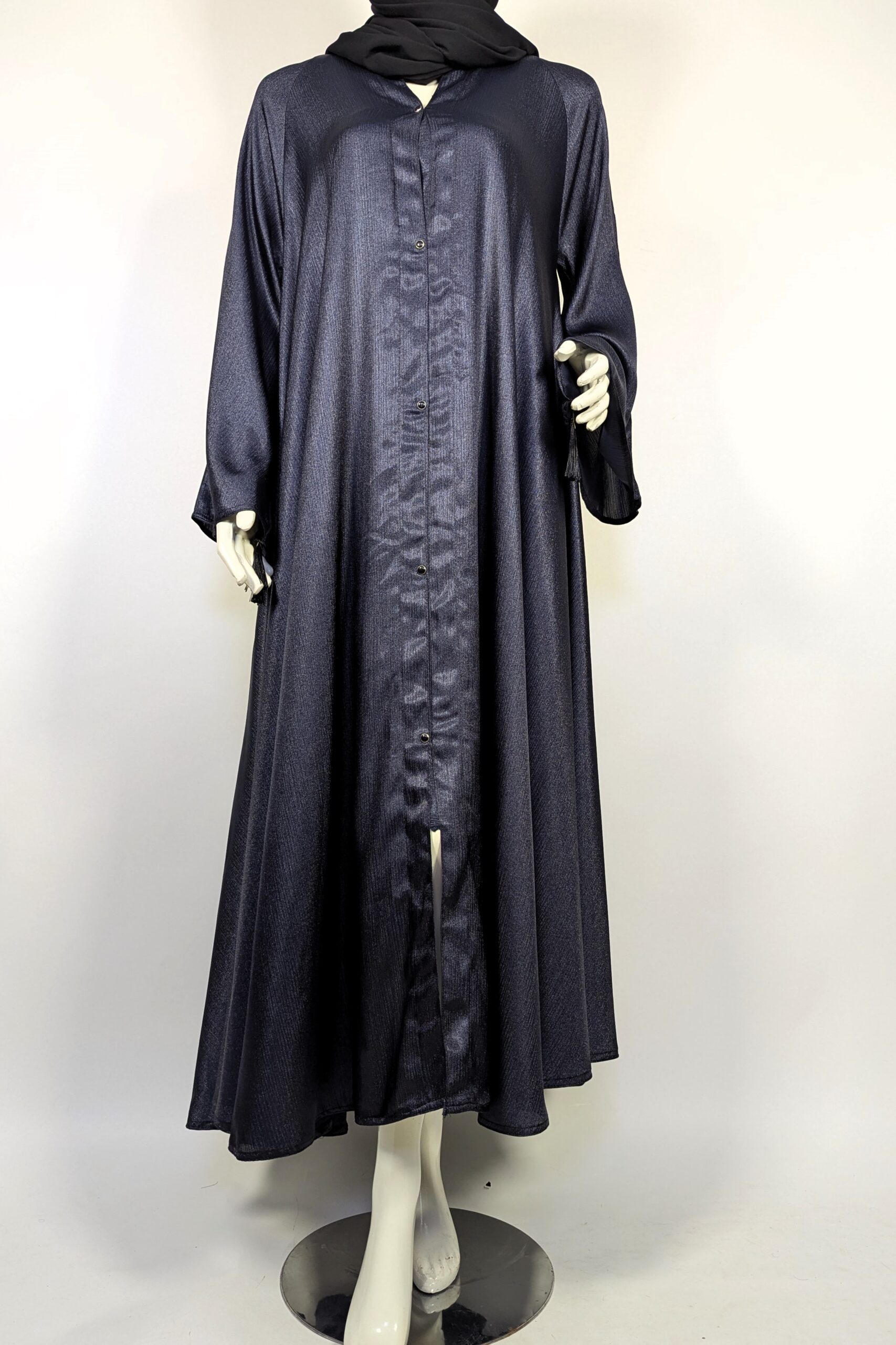 Velour Shine - navy blue